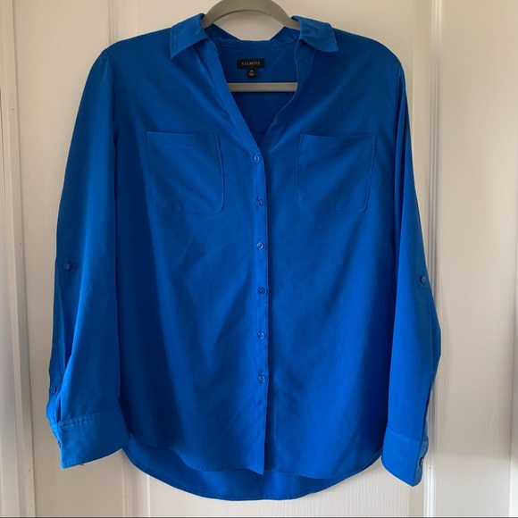 Talbots Tops - Talbots like new royal blue blouse